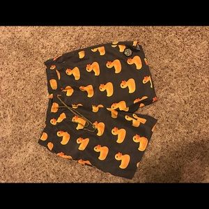 NEFF Rubber ducky swim trunks LARGE